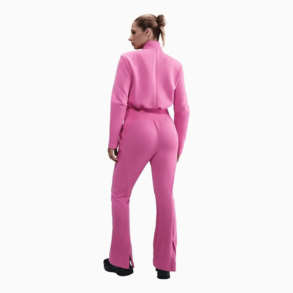 Nike Sportswear Tech Fleece Jumpsuit Womens Small Pink HV4095 675 $185